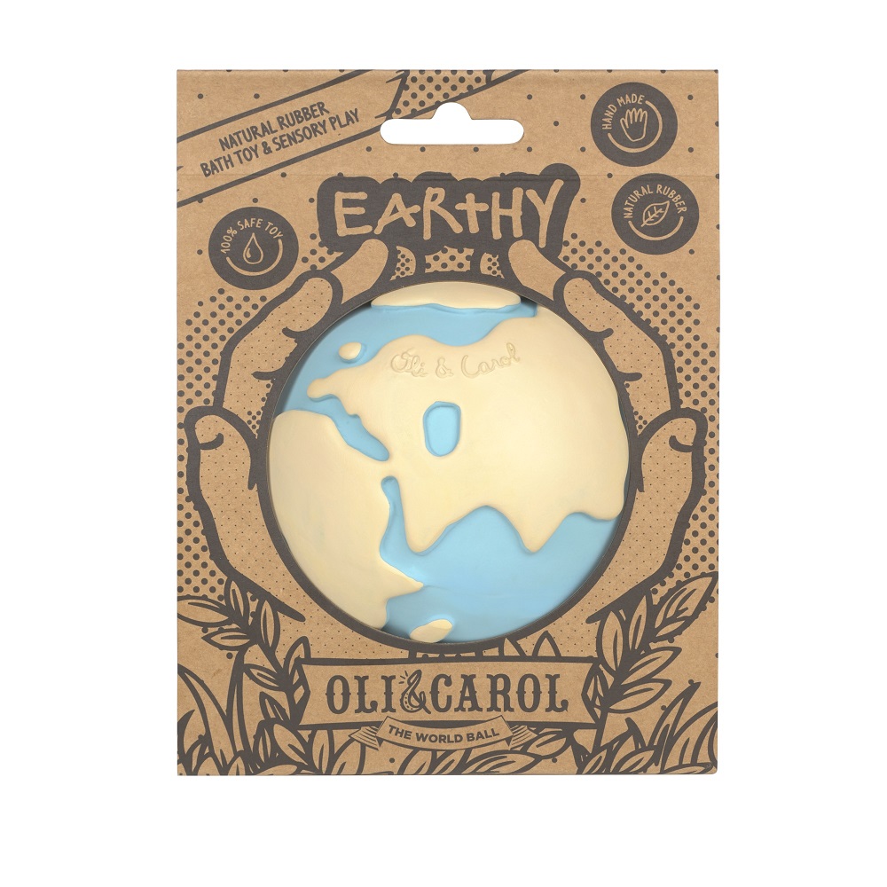 Мяч из натурального каучука Earthy the World Ball