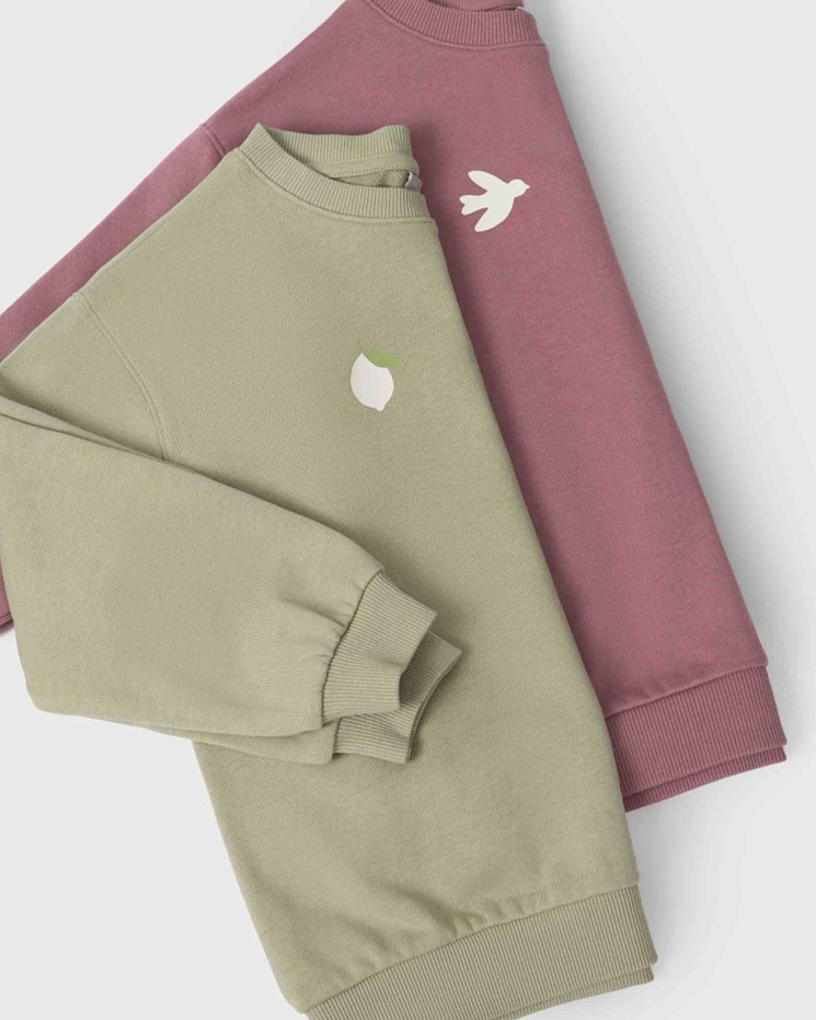 Трикотажный свитшот Leokid Ozzie (Plum pink)