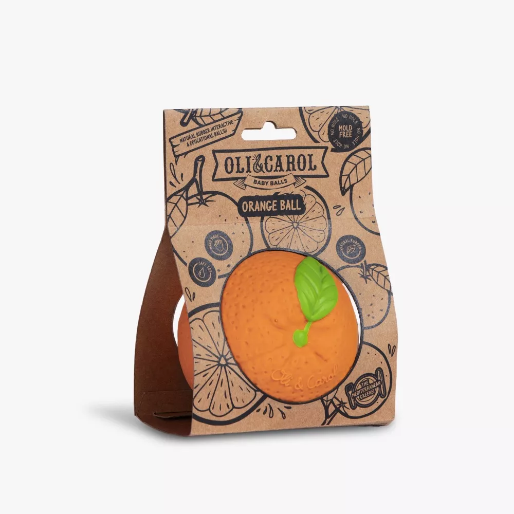 Мяч из натурального каучука Orange Baby Ball