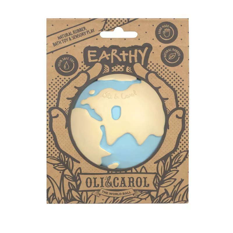 Мяч из натурального каучука Earthy the World Ball